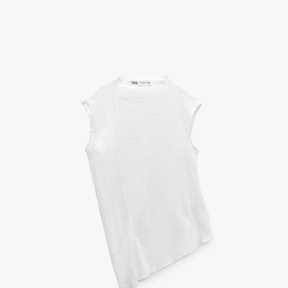 White Draped Top